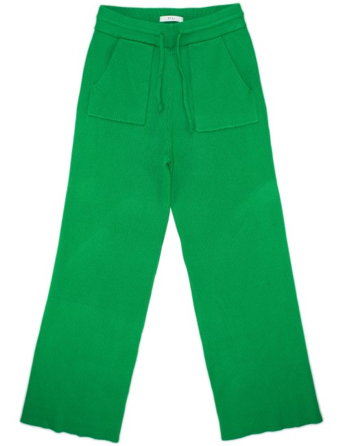 Pantaloni Ragazza Yclù - y20188 Verde QUIQUOQUABOUTIQUE.COM