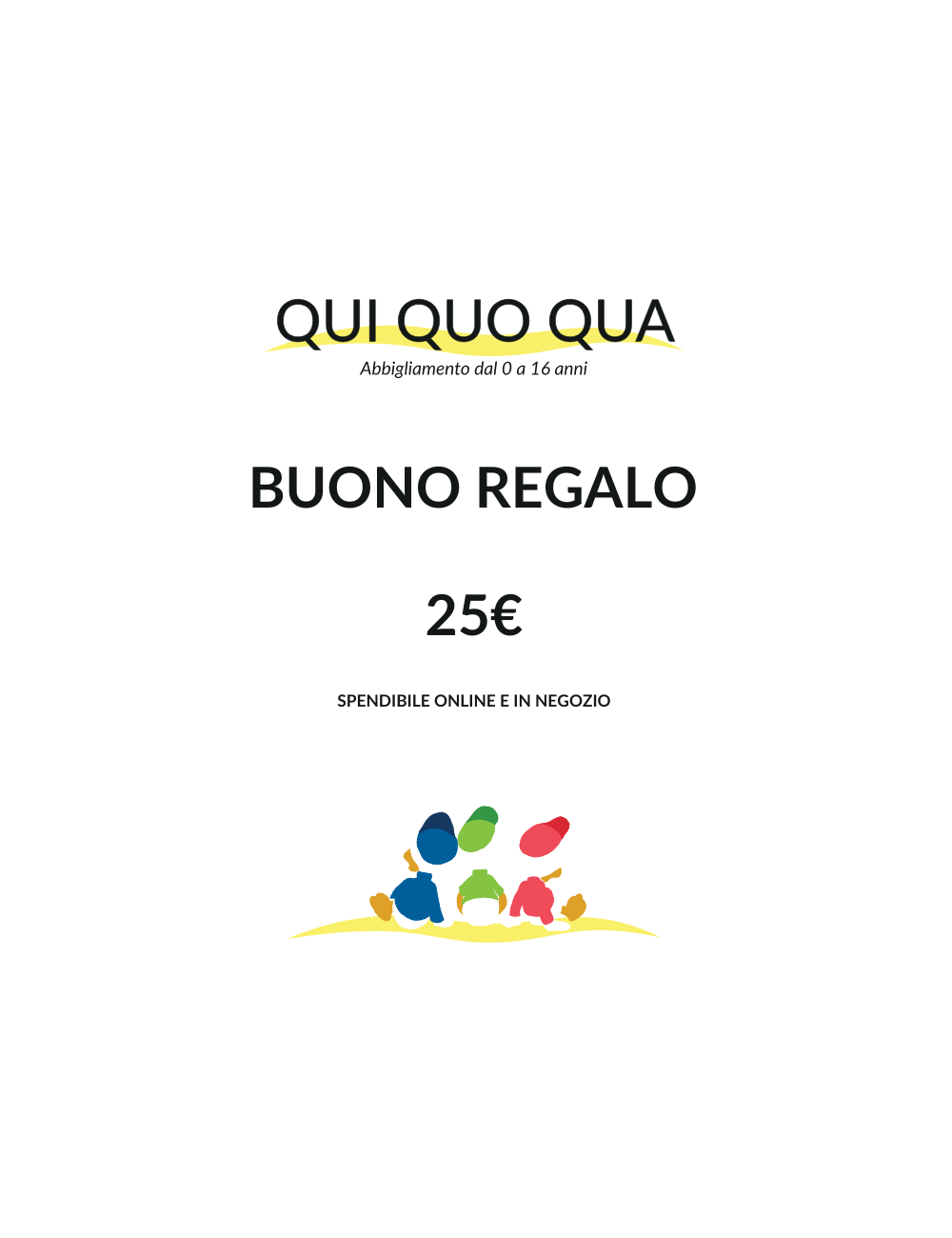 QuiQuoQua Buoni Regalo Quiquoqua